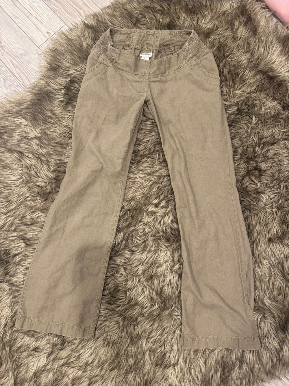 Motherhood Maternity Khaki/Tan Maternity Pants - Picture 1 of 4